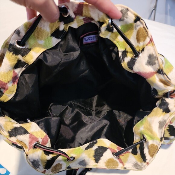 STEPHANIE JOHNSON Multi-Color Single handle Shoulder Bag  Canvas Tote Boho Bag - Picture 6 of 8